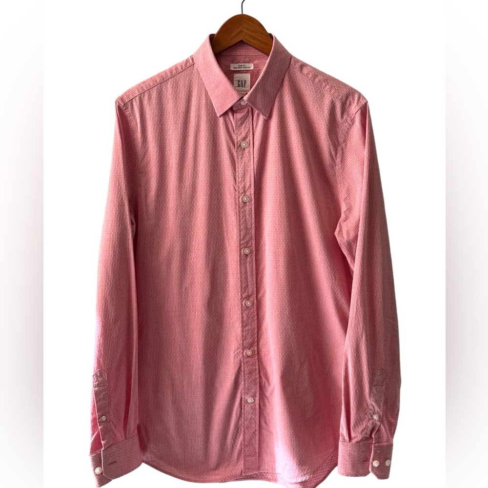 GAP Slim Fit Dress Shirt Non-Iron Cotton